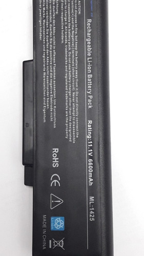 Bateria Dell Inspiron 1425 1427 1428 6600mah 9 Celdas 11.1v