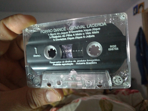 Fita K7 Original Genival Lacerda - Forró Dance Rge (Usado)