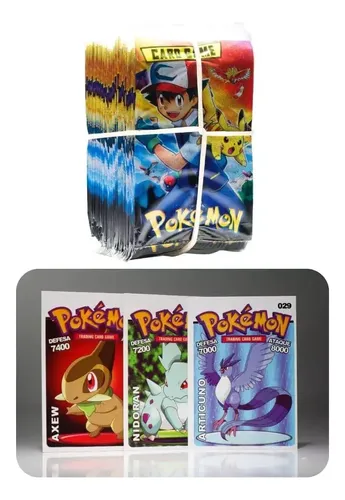 50 Pacotinhos Pokemom São 200 Cards Figurinhas | MercadoLivre