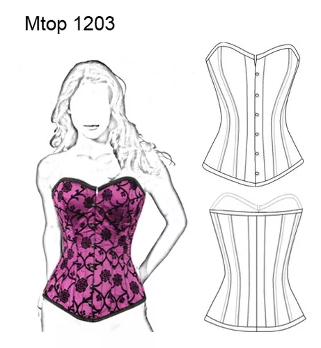 Molde, Patrón Corset Corazón | MercadoLibre