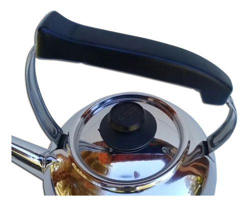 Pava Mate Acero Bakelita Gamuza Futture 1,4lt Pettish Online Color Acero Inoxidable