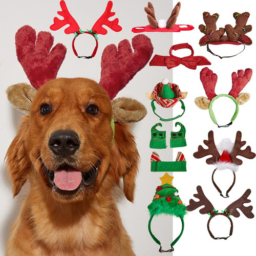 Sombrero De Navidad Diadema For Mascotas