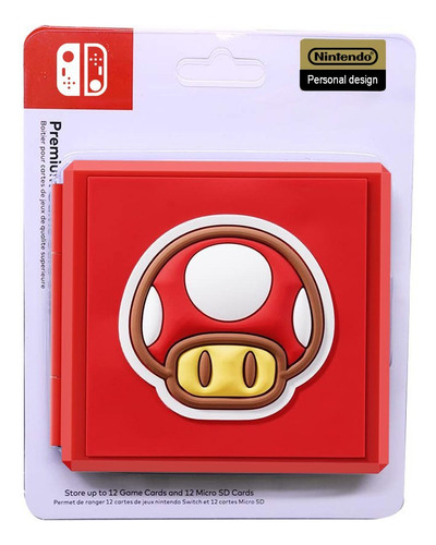 Estuche Portajuegos Nintendo Switch Mushroom