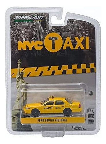 Greenlight Hobby Exclusivo 2011 Crown Victoria Nyc Taxi 64