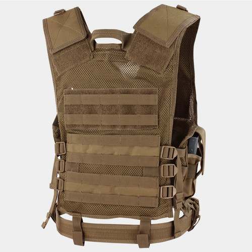 Chaleco Tactico Militar Con Cinturón Color Tan - Coyote Usa