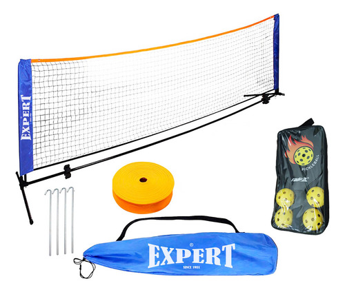 Set Futbol Tenis 2 Paletas 4 Pelotas Pickleball N1 - El Rey