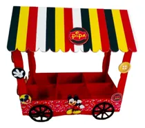 Comprar Kiosco Centros De Mesa Mickey Golosinero Fibrofacil 