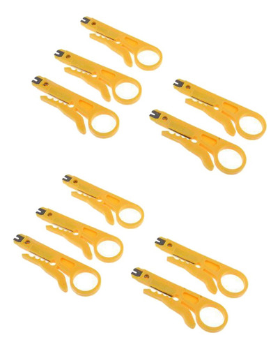 10x Cortador De Alambre Cable Coaxial Rj45 Mt-2017 Pelador