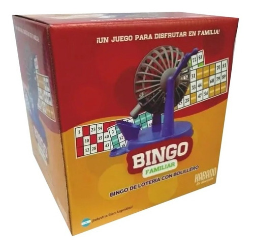 Bingo Bolillero Familiar Juego Loteria Habano 48 Cartones
