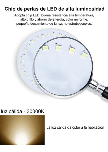 Bombilla Led Blanca Cálida De 7w, 3000k, Casquillo E27 Blanco Cálido