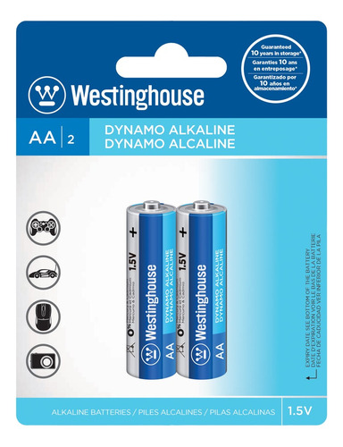 Pilas Alcalinas Aa (blister 2pzas) Westinghouse