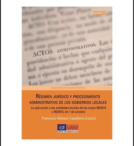 comprar Libro: Régimen Jurídico Y Procedimiento Administrativo De La