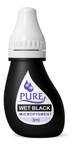 Pigmentos Biotouch Pure Micropigmentacion Wet Black 3ml