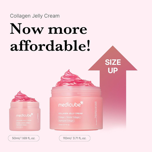Collagen Jelly Cream 50ml Hidratación Intensa Y Efecto Glow Normal A Sensible Día/noche