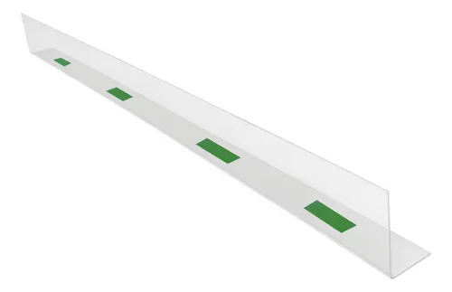 comprar 30 Unidades Aparador De Gôndola Cantoneira 90x5 Cm Pvc 0,7