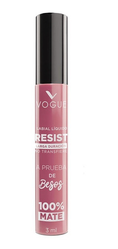 Labial Líquido Resist- Apruebadebesos Tono Encantadora Vogue