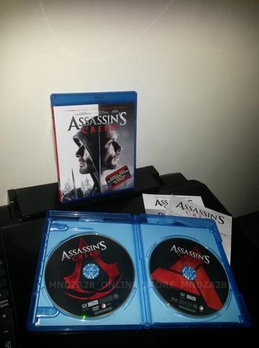 Assassins Creed Película Blu-ray Original + Extra (a)