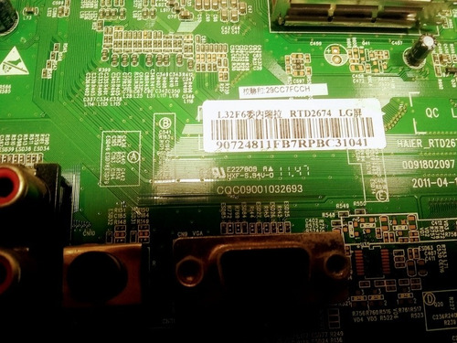 Imagen 3 de 3 de Tarjeta Madre O De Video Tv Lcd Chino 32p Lista Para Instala