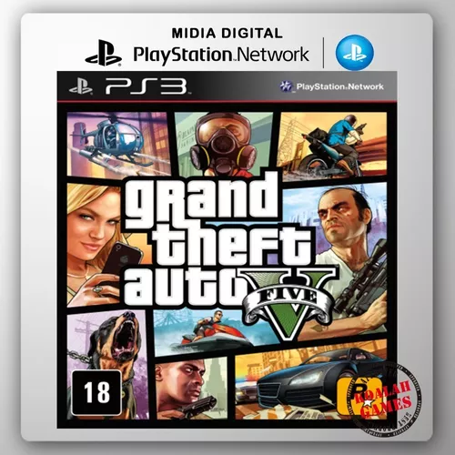 Grand Theft Auto GTA: San Andreas (HD) Playstation 3 Mídia Digital
