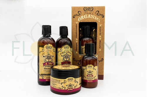 Kit Organic De Alho Crescimento Flora Pura