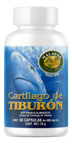 Greenside Cartilago De Tiburon 60 Capsulas Sabor Sin Sabor