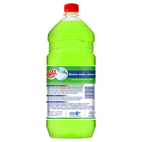 Imagen 2 de 2 de Limpiador Ajax Bicarbonato líquido 1l