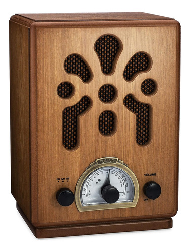 Radio Am/fm De Estilo Vintage Con Bluetooth - Clearclick