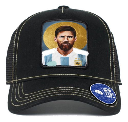 Gorra Trucker Tela Premium Parche Messi New Caps Oficial