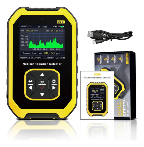 Detector De Radiación Nuclear Con Contador Geiger