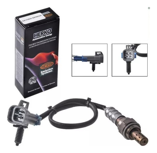 Sensor Oxigeno Silverado Conector Gris Macho 4 Cables 