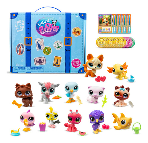 Set De Coleccionista Littlest Pet Shop Traveling Adventure G