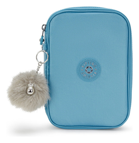 Lapicera Kipling 100 Pens Aqua Tides Metallic 100% Original Azul Acero Aqua Tides Metallic
