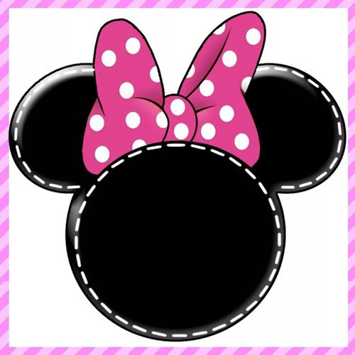 Kit Imprimible Minnie Mouse Rosa Decoración Candy Bar Fiesta