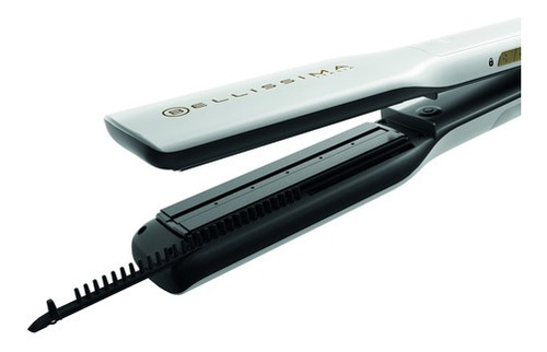 Imagen 3 de 4 de Planchita de pelo Bellissima Imetec Steam Elixir R9501 satin white y glam gold 220V - 240V