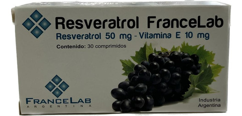 Resveratrol 50mg Vitamina E 10mg Francelab 30 Cmp