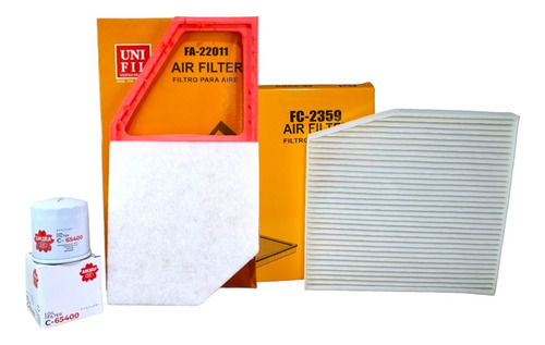 Kit Filtros Para Tornado Van 1.5 2021-2023 Aire Aceite & A/c