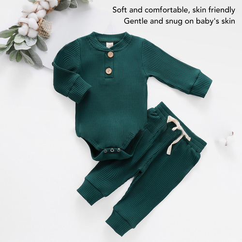 Conjunto De Body De Bebé De Manga Larga Trajes De Bebé De A
