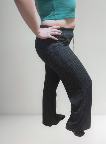 Pantalòn Palazzo De Lanilla Morley Con Bolsillos