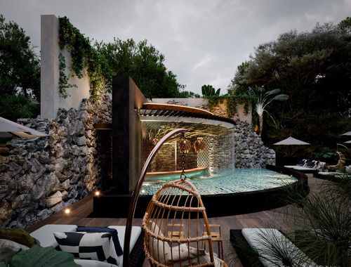 Departamento En Venta En Tulum, Quintana Roo, Siwá Élevé, Sky Con Alberca Privada + Doble Altura