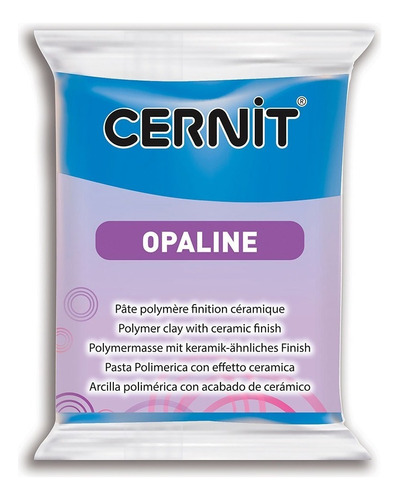 Cernit Opaline Arcilla Polimérica 56 G, Colores A Elección Color Azul Primario