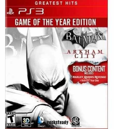 Batman: Arkham City  Arkham Standard Edition Warner Bros. PS3 Físico