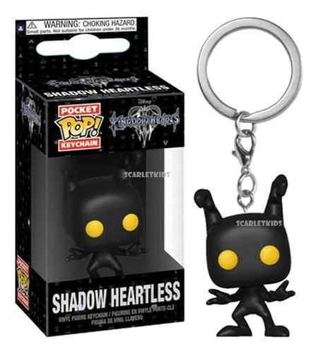 Funko Pop Llavero Shadow Heartless Disney Original Scarlet