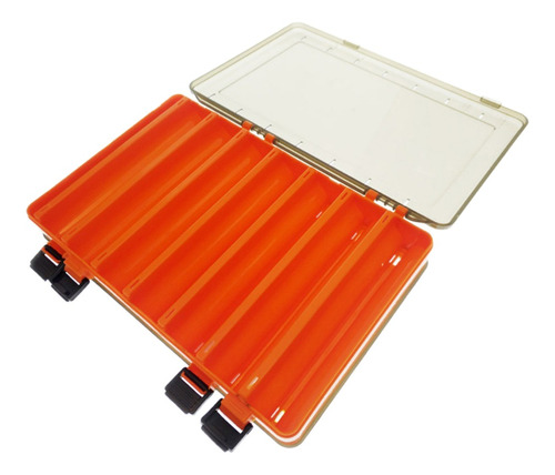 Caja De Anzuelo Para Señuelos De Pesca Naranja S