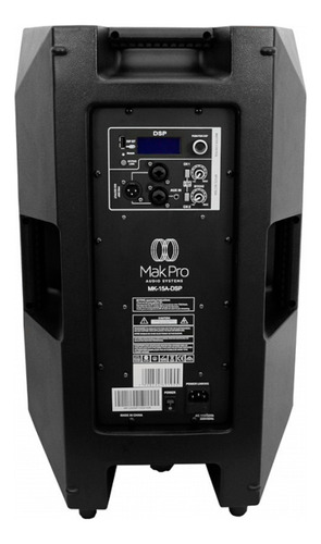 Caixa De Som Potente Makpro Ativa 12a Dsp 12 600w Bluetooth