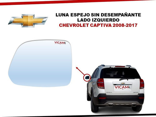 Luna Espejo Izquierdo Chevrolet Captiva Sin Desemp 2008-2017