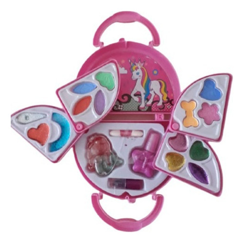 Kit De Maquiagem Infantil Menina Brinquedo Malinha Porta Maq Cor Maletinha