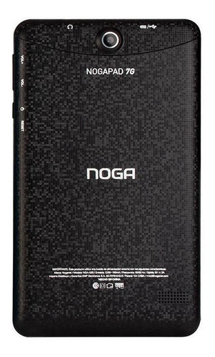Tablet Noganet Nogapad 7G 7" 8GB negra con memoria RAM 1GB