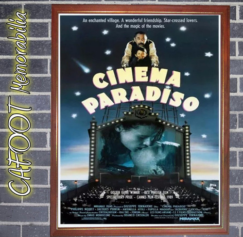 Cinema Paradiso Philippe Noiret Poster Enmarcado
