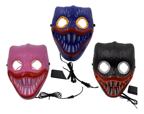 Paquete De 3 Máscaras De Fiesta Con Personajes De Halloween,