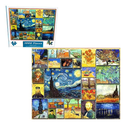 Puzzle X 1000 Pinturas De Vincent Van Gogh Mundo Prg Fd6921